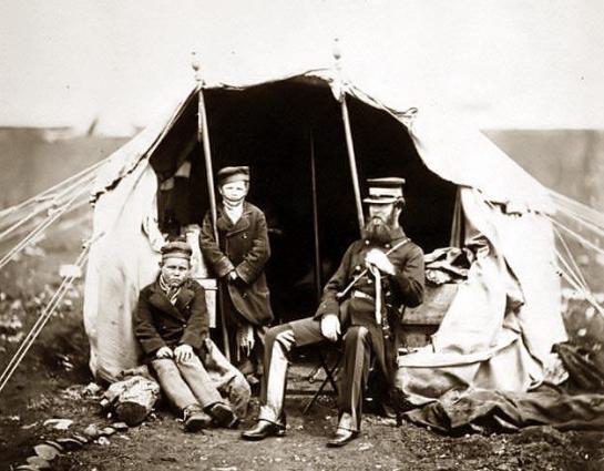 Colonel Brownrigg C.B. & the two Russian boys Alma ; Inkermann. It was made between 1855 and 1865